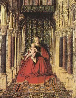 Jan Van Eyck The Virgin and Child in a Church (mk08) Germany oil painting art
